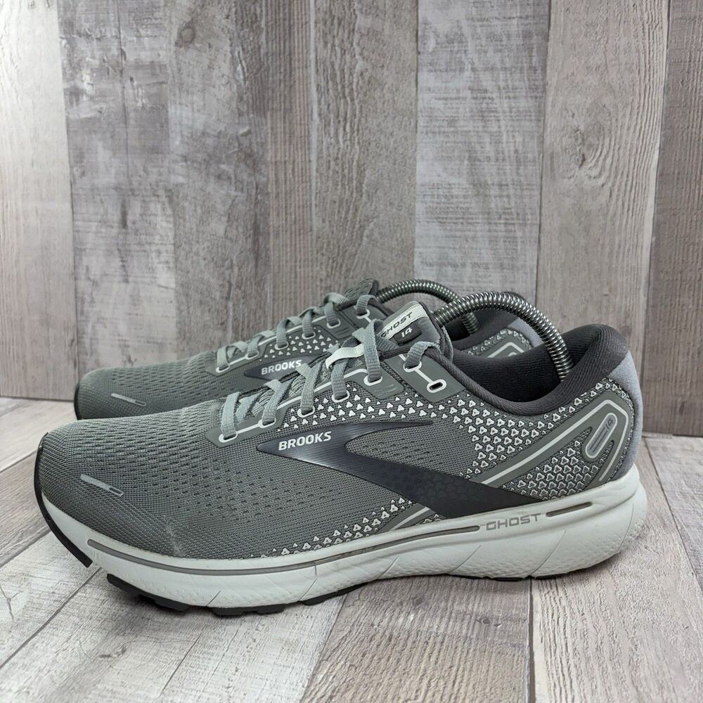 Brooks Ghost 14 Men's Size 11 Running Shoes Athletic Sneakers Gym Gray Alloy